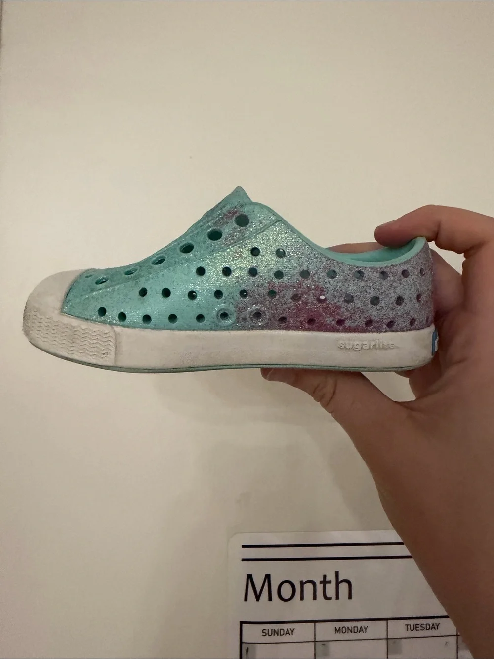 Native Sugarlite Jefferson Blue and Purple Shoes